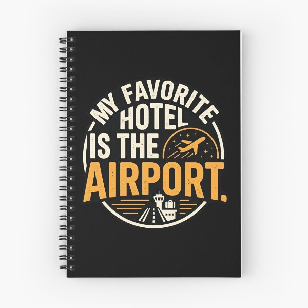 Item preview, My Favorite Hotel Is The Airport Frequent Flyer Humor designed and sold by DuckOddity.