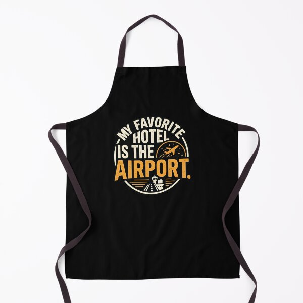 Item preview, My Favorite Hotel Is The Airport Frequent Flyer Humor designed and sold by DuckOddity.