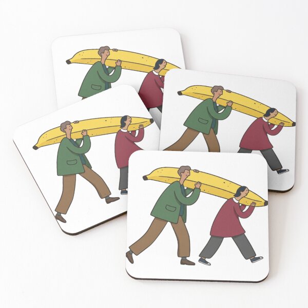 Item preview, Giant Banana Parade Funny Cartoon Illustration designed and sold by Aelmajaoui.