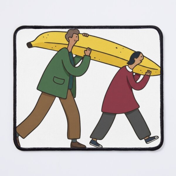 Item preview, Giant Banana Parade Funny Cartoon Illustration designed and sold by Aelmajaoui.