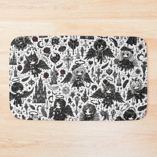 Item preview, Dark Angel Gothic Doodle Pattern designed and sold by i-corp.