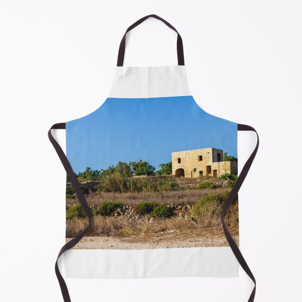 Item preview, Rural Stone House Surrounded by Dry Vegetation and Blue Sky designed and sold by Nmallia.