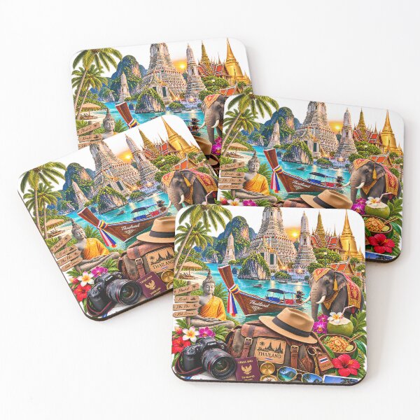 Item preview, Thailand Travel – Beaches, temples, elephants and tropical adventure designed and sold by J-Impression.