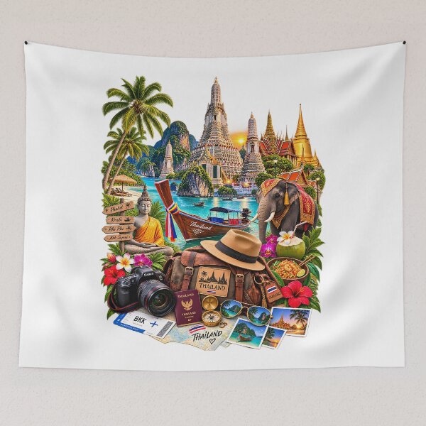 Item preview, Thailand Travel – Beaches, temples, elephants and tropical adventure designed and sold by J-Impression.