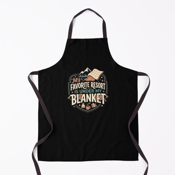 Item preview, My Favorite Resort Is Under My Blanket Cozy Humor designed and sold by DuckOddity.
