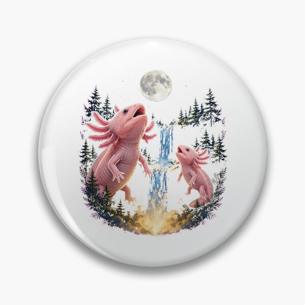 Item preview, Moonlit Axolotl Howl – Whimsical Night Axolotl Art for Animal Lovers & Cute Aquatic Creature Gifts designed and sold by Teetreasure2.