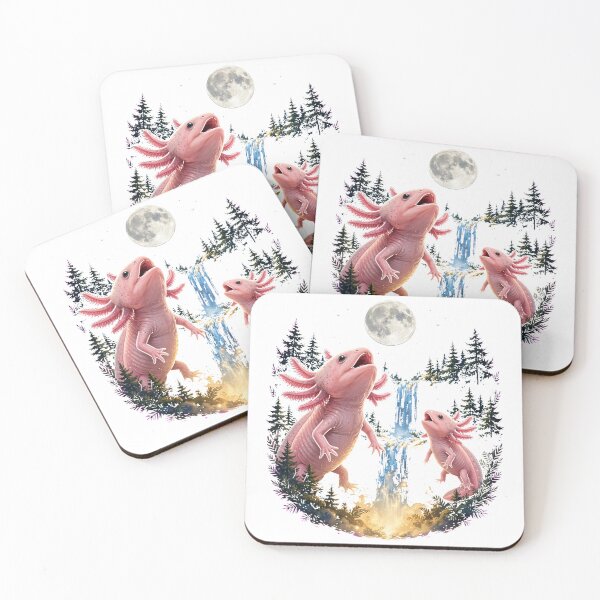 Item preview, Moonlit Axolotl Howl – Whimsical Night Axolotl Art for Animal Lovers & Cute Aquatic Creature Gifts designed and sold by Teetreasure2.