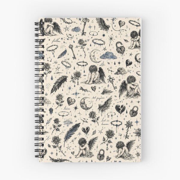 Item preview, Fallen Angel Sketchbook Pattern designed and sold by i-corp.
