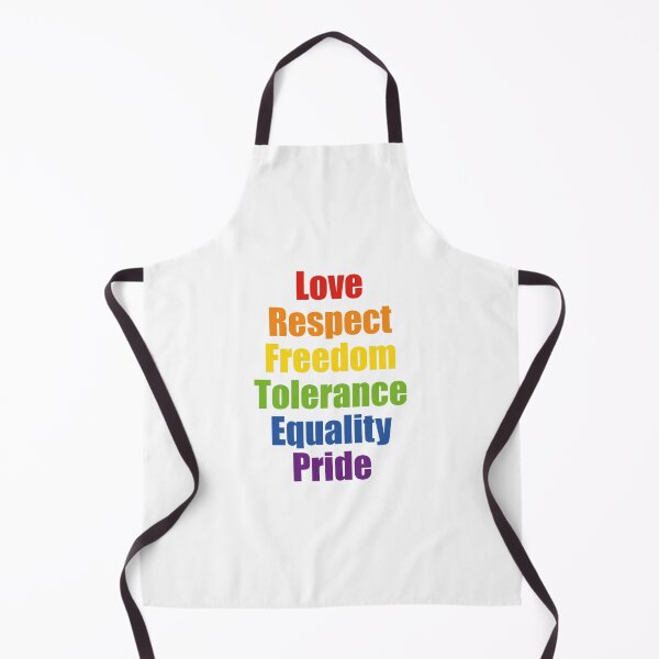 Item preview, Pride values in rainbow colors designed and sold by Inspirationmotivation.