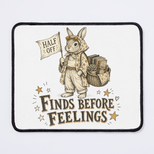 Item preview, Coffee First Ask Later Vintage Bunny Printed T-Shirt / Mug and more designed and sold by happybluedesign.