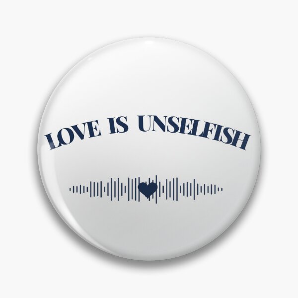 Item preview, Love Is Unselfish Blue Font designed and sold by DRHamm.