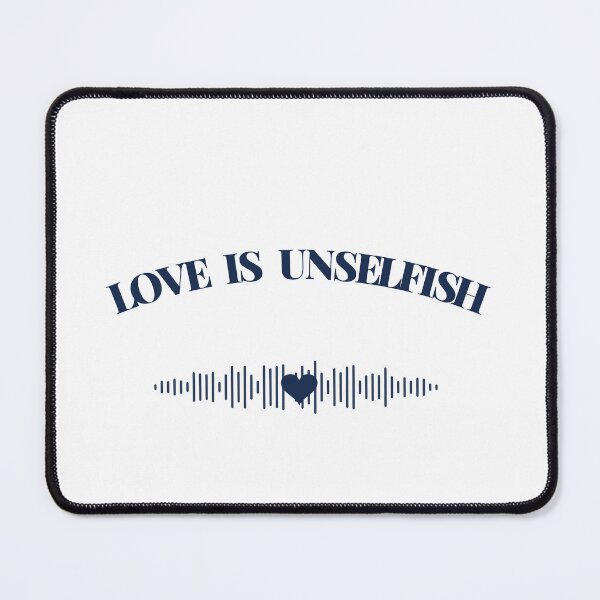 Item preview, Love Is Unselfish Blue Font designed and sold by DRHamm.