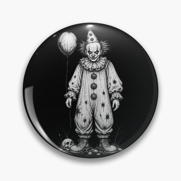 Item preview, Creepy Clown Horror Halloween Gothic Art designed and sold by PlumArtDesign.