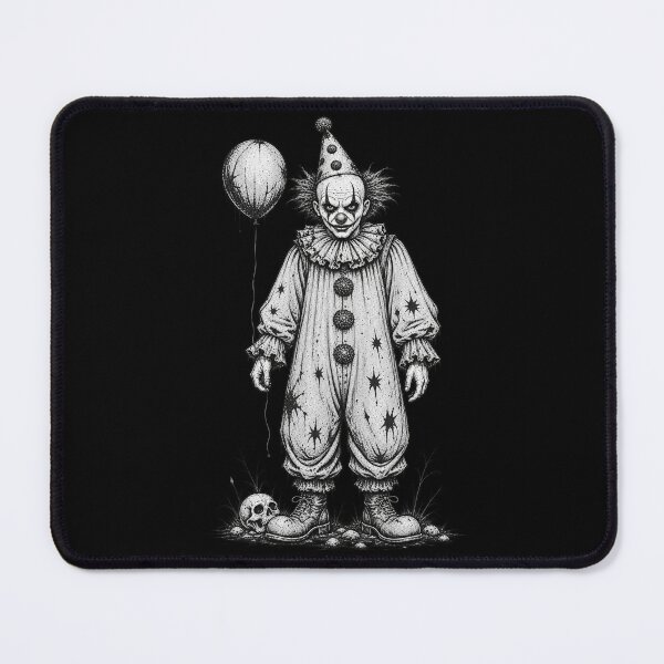 Item preview, Creepy Clown Horror Halloween Gothic Art designed and sold by PlumArtDesign.
