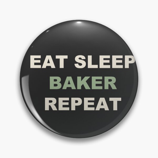 Item preview, Eat Sleep Baker Repeat - Baker designed and sold by RetroThreadWorks.