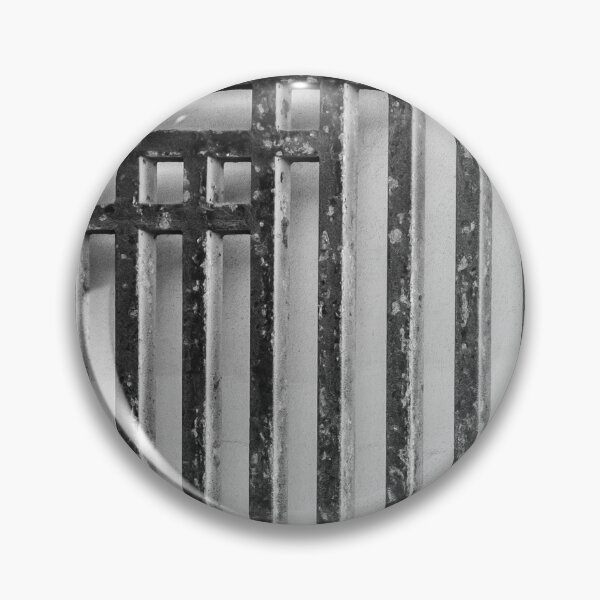 Item preview, Rustic Metal Bars Featuring Geometric Patterns Against a Textured Wall designed and sold by Nmallia.