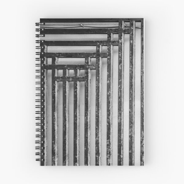 Item preview, Rustic Metal Bars Featuring Geometric Patterns Against a Textured Wall designed and sold by Nmallia.