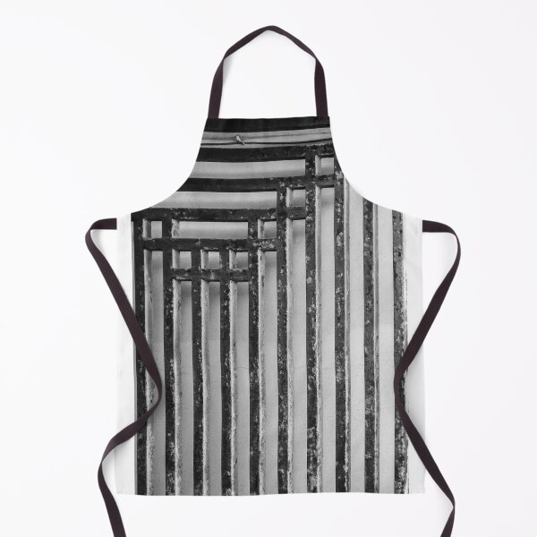 Item preview, Rustic Metal Bars Featuring Geometric Patterns Against a Textured Wall designed and sold by Nmallia.