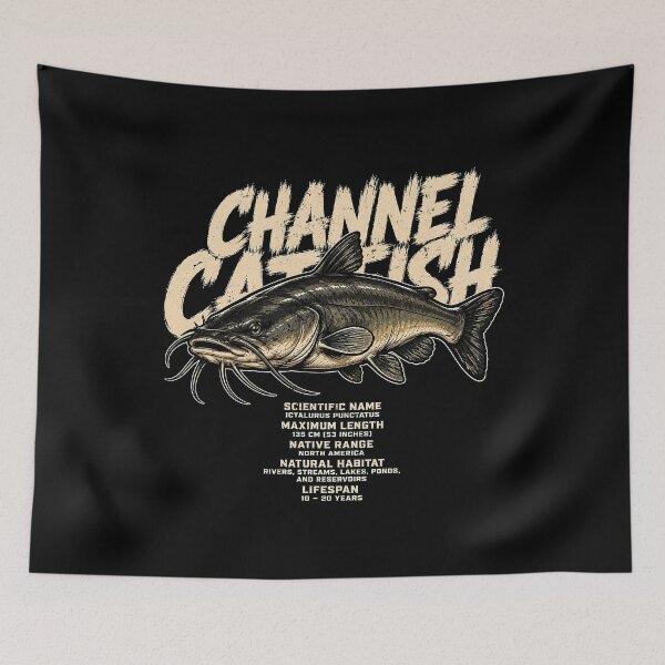 Item preview, Channel Catfish Vintage Illustration designed and sold by rafaeltto.
