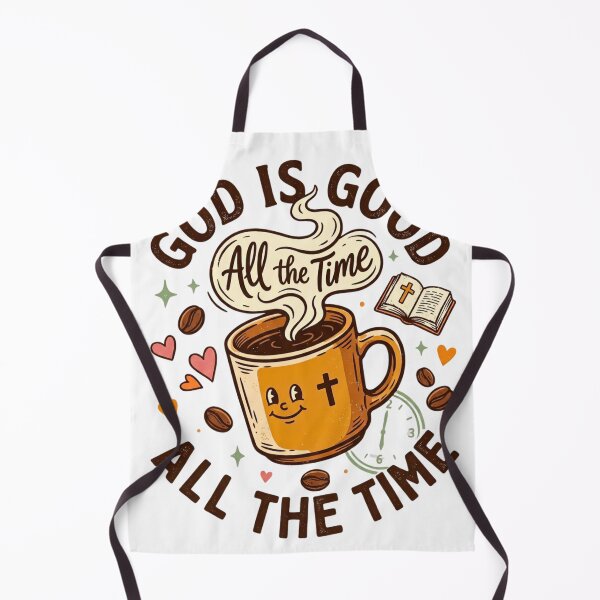 Item preview, God Is Good All The Time | Retro Coffee & Bible Christian Design designed and sold by BumbleBloom7.