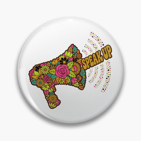 Item preview, Floral Megaphone Spark Up designed and sold by AliveStyle.