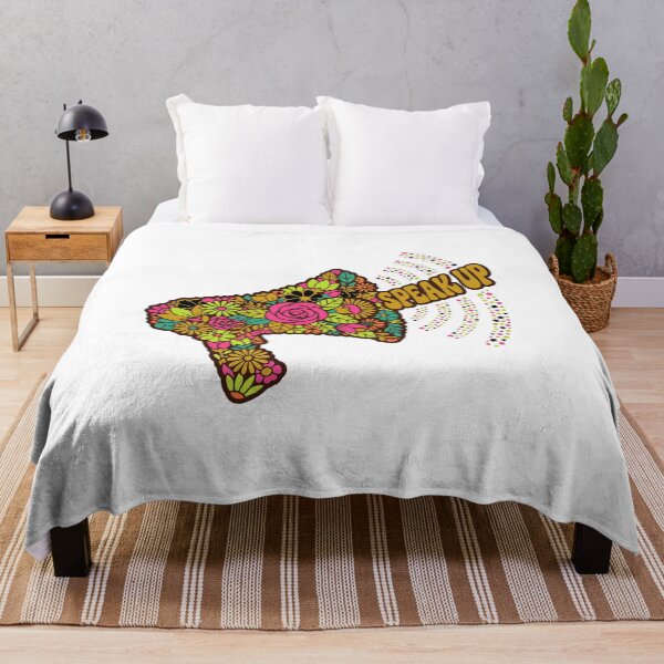 Item preview, Floral Megaphone Spark Up designed and sold by AliveStyle.