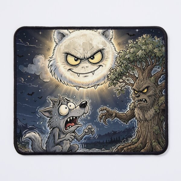 Item preview, Werewolf atmosphere: frightened wolf designed and sold by Axokris.