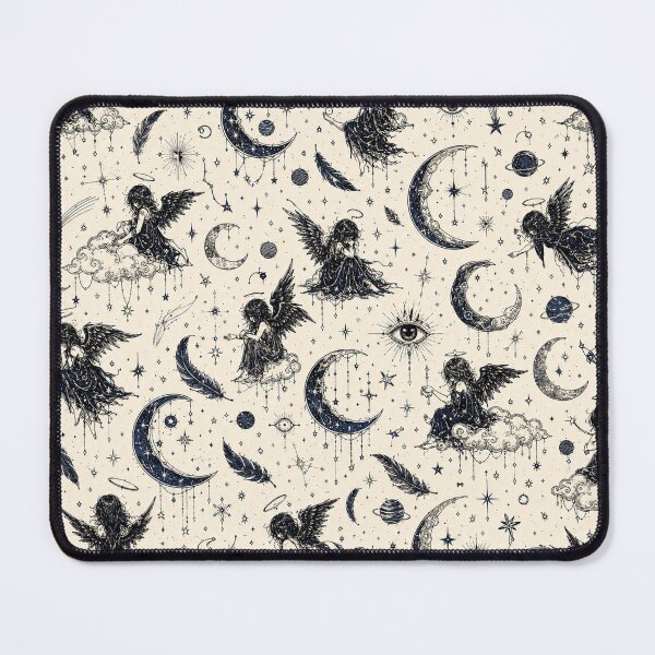 Item preview, Moonlit Dark Angel Doodle designed and sold by i-corp.