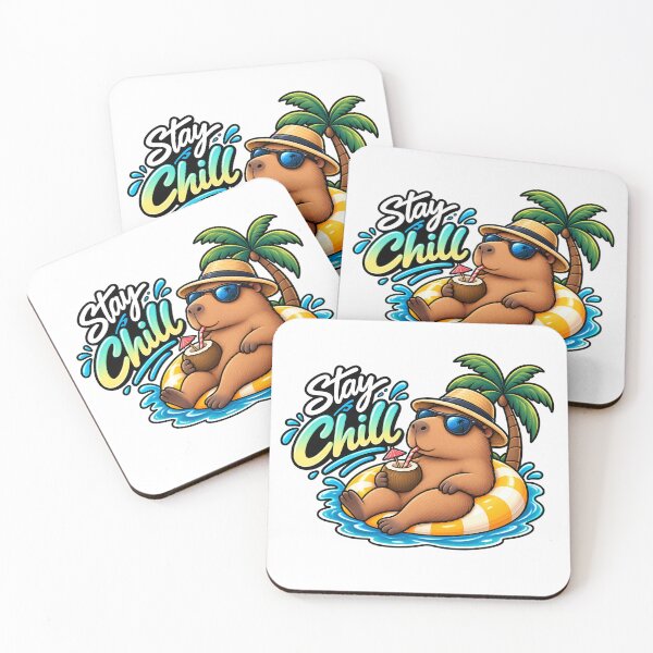 Item preview, Stay Chill – Capybara designed and sold by ArvelloCreative.