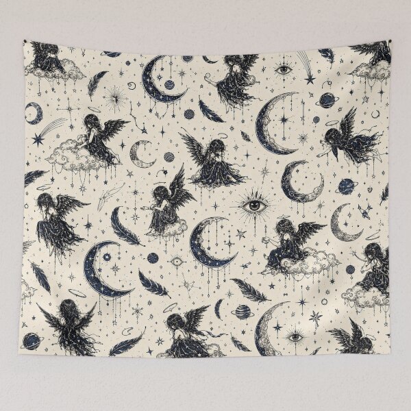 Item preview, Moonlit Dark Angel Doodle designed and sold by i-corp.