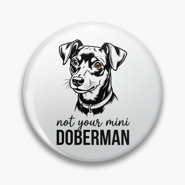 Item preview, Not Your Mini Doberman Dog Lovers Mini Pinscher Design T-Shirt designed and sold by GroovyGoody.
