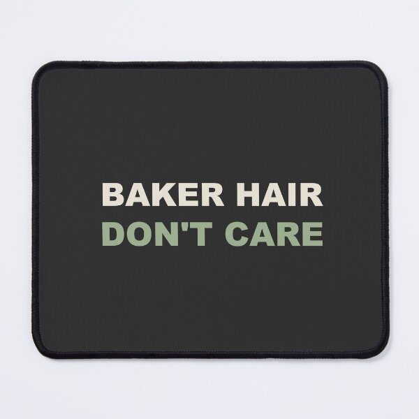 Item preview, Baker Hair Don't Care - Baker designed and sold by RetroThreadWorks.