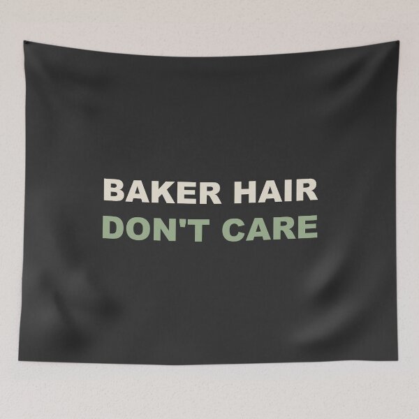 Item preview, Baker Hair Don't Care - Baker designed and sold by RetroThreadWorks.