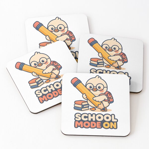 Item preview, Cute School Mode On Kawaii Duck Student Back To School Gift designed and sold by ScorPion-theory.