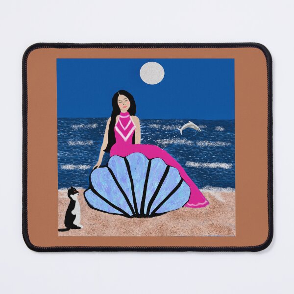Item preview, Woman on Seashore at Night designed and sold by Elaine M Hayward .