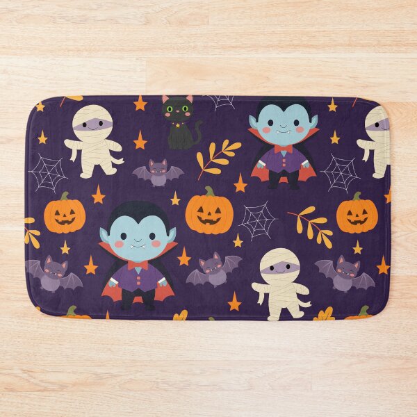 Item preview, Cute Dracula Halloween Pattern Vampire Mummy Pumpkins designed and sold by ElenMart.