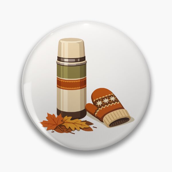 Item preview, Autumn Thermos & Mitten Cozy Gift for Autumn Fans, Students & Cozy Lifestyle Lovers designed and sold by stylishdzign.