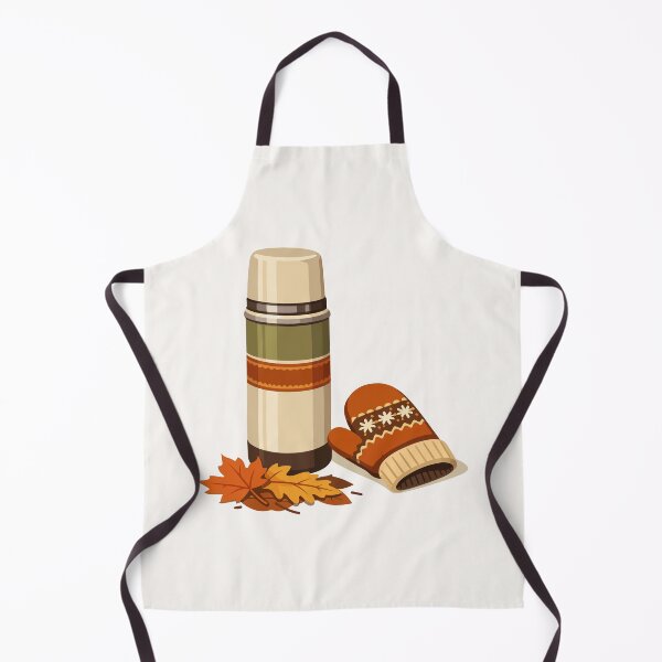 Item preview, Autumn Thermos & Mitten Cozy Gift for Autumn Fans, Students & Cozy Lifestyle Lovers designed and sold by stylishdzign.