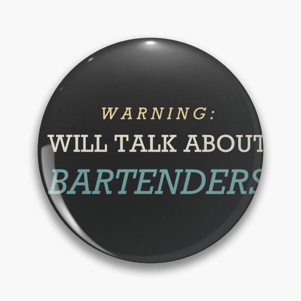 Item preview, Warning: Will Talk About Bartenders - Bartender designed and sold by RetroThreadWorks.