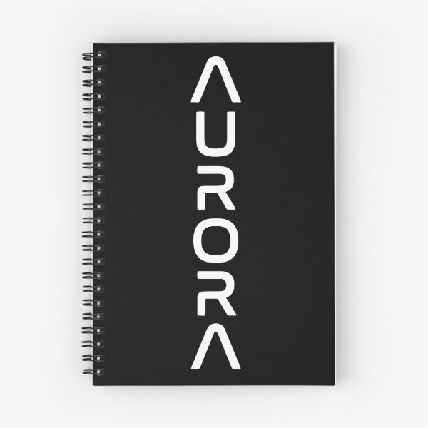 Item preview, Aurora Text Logo Vertical White designed and sold by AuroraBHSeeding.