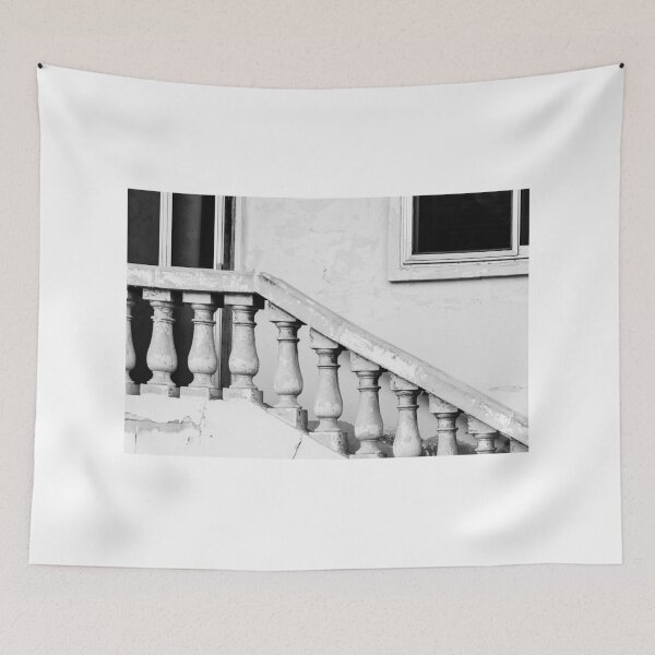 Item preview, Aged Stone Railing and Window in a Historical Architectural Style designed and sold by Nmallia.