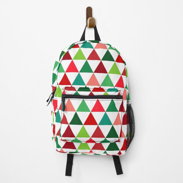 Item preview, Xmas Triangles Design, Red Green and White Triangles Pattern, Holiday Present designed and sold by bestggraphico.