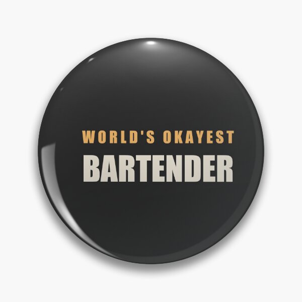 Item preview, World's Okayest Bartender - Bartender designed and sold by RetroThreadWorks.