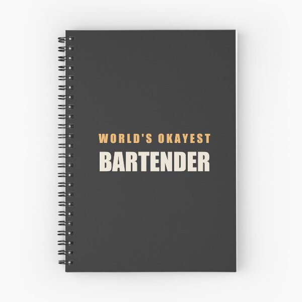 Item preview, World's Okayest Bartender - Bartender designed and sold by RetroThreadWorks.