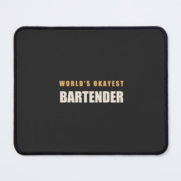 Item preview, World's Okayest Bartender - Bartender designed and sold by RetroThreadWorks.