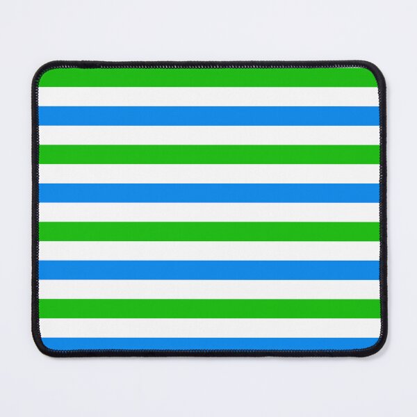 Item preview, Blue and Green Stripes Design White designed and sold by PatternTitan.