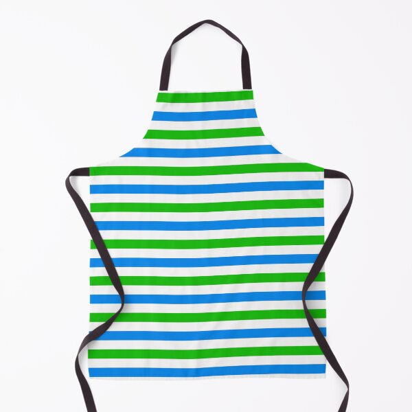 Item preview, Blue and Green Stripes Design White designed and sold by PatternTitan.