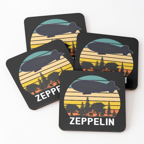 Item preview, Retro Vintage Zeppelin Dirigible Airship & Sunset designed and sold by PandaGiftsGB.
