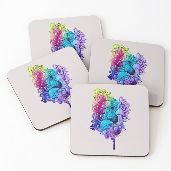 Item preview, Magic Mushrooms Watercolor designed and sold by ThaisMelo.