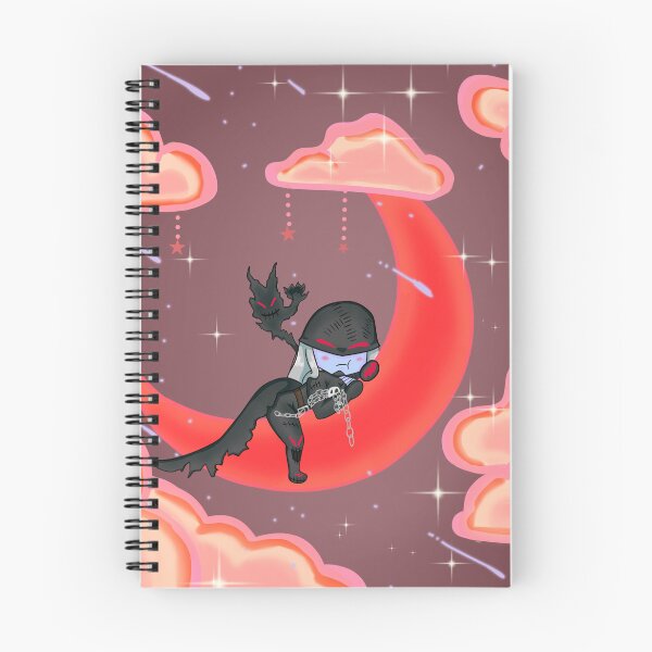 Item preview, Chibi dark angel sleeping in clouds designed and sold by Regi's Art.